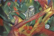 Franz Marc The Monkey (mk34) oil painting
